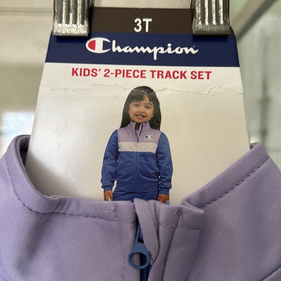 Champion - Girls Purple and White Tracksuit- Size 3T - Picture 2 of 6